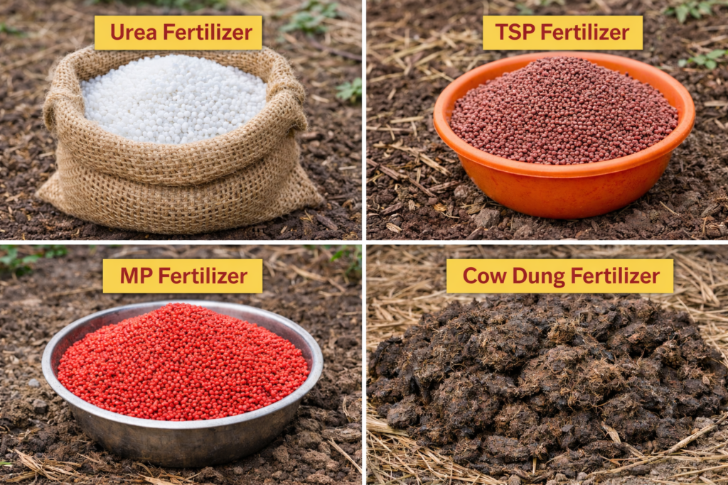 লাউ গাছে সার প্রয়োগ