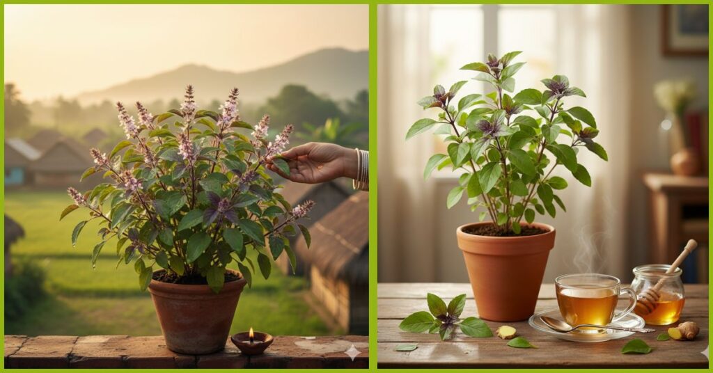 তুলসী পাতার উপকারিতা