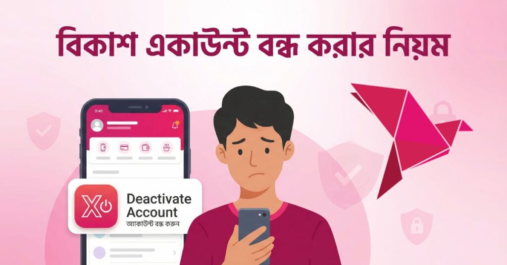 বিকাশ একাউন্ট বন্ধ করার নিয়ম