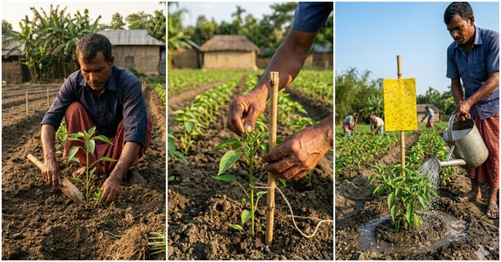 মরিচ চাষ পদ্ধতি